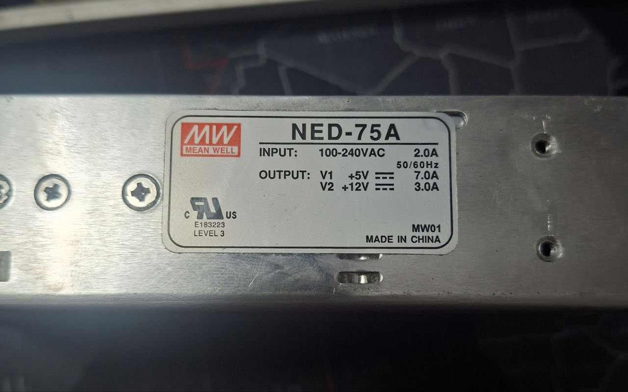 MEAN WELL NED-75A Dual Output Switching Power Supply